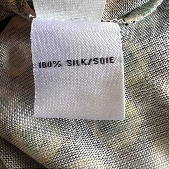 Diane Von Furstenburg Jilda Two Green Silk Retro Short Sleeve Wrap Dress 14 - Picture 9 of 12